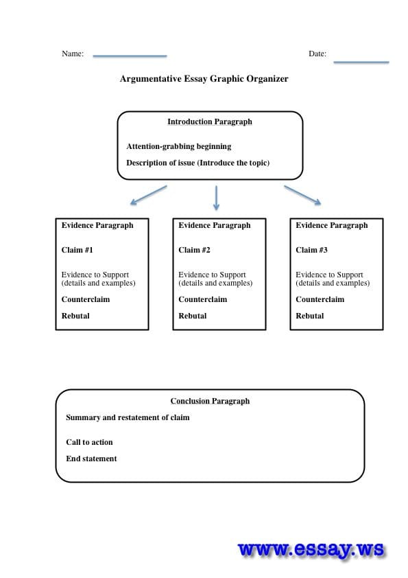 Argumentative Essay Organizer