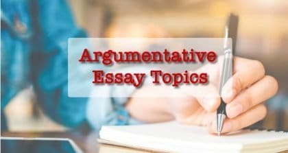 argumentative essay topics generator